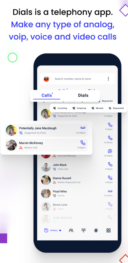 Dials app brand preview