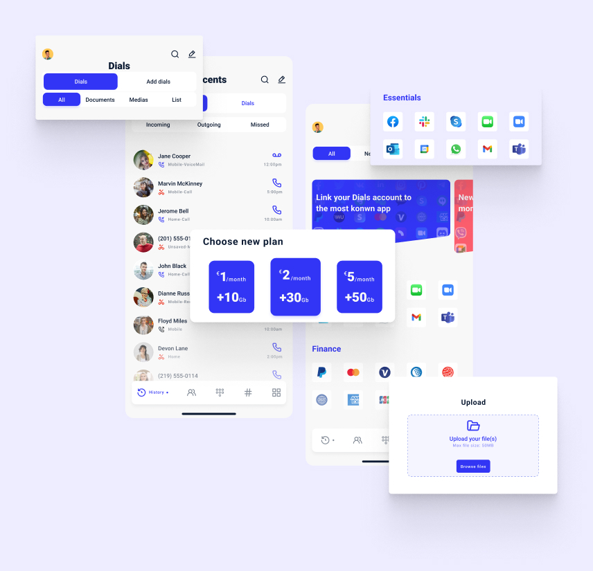 Dials app brand preview